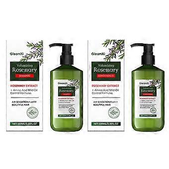 Rosemary Shampoo + Conditioner, Hydrating Hair Care Gentle Cleansing for Dry Damaged Hair Dandruff Itchy Scalp Oil Control Moisturizing, 100ml*2