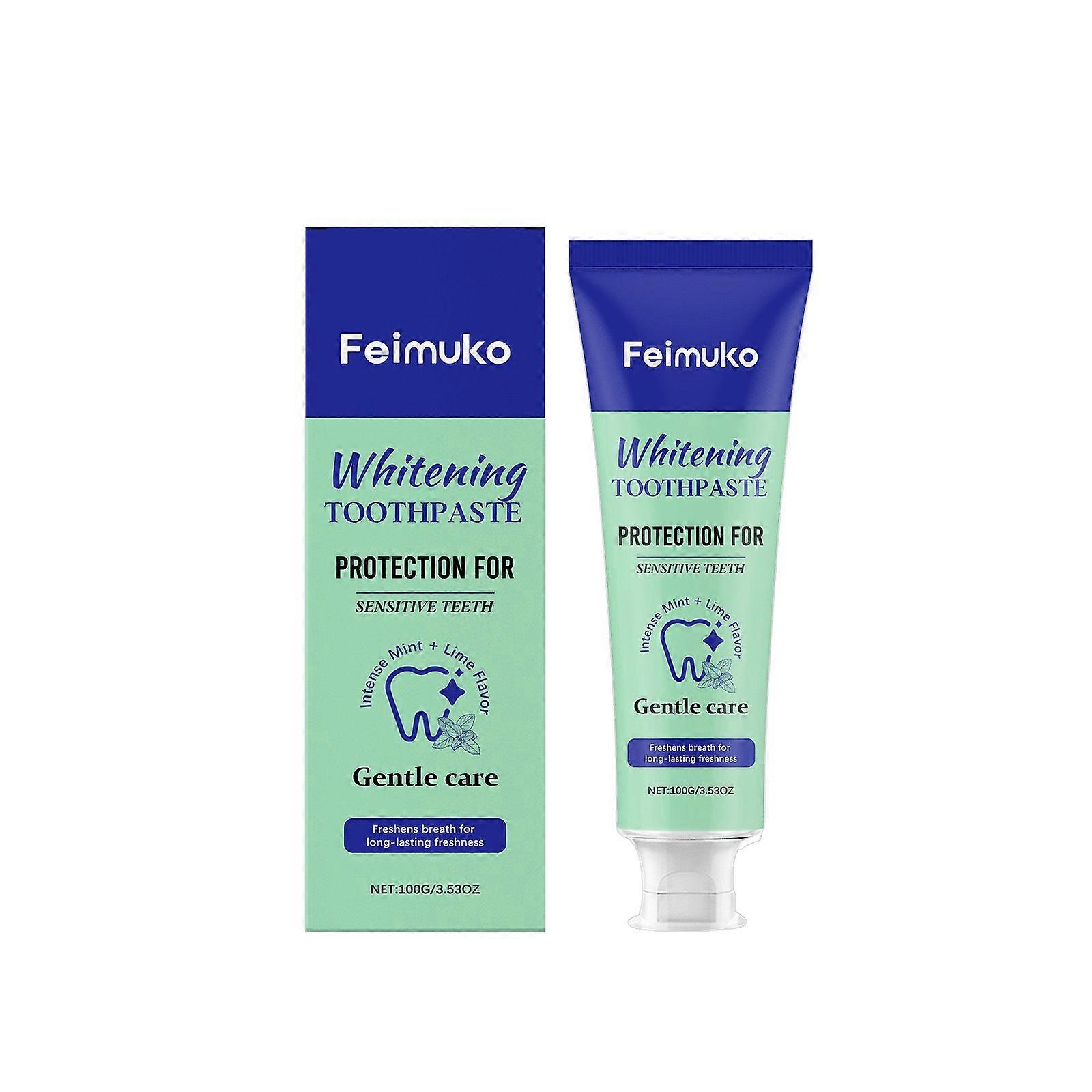 Feimuko Toothpaste Gentle Cleaning For Teeth Reduces Tartar Fresh And Clean Everyday Care Toothpaste