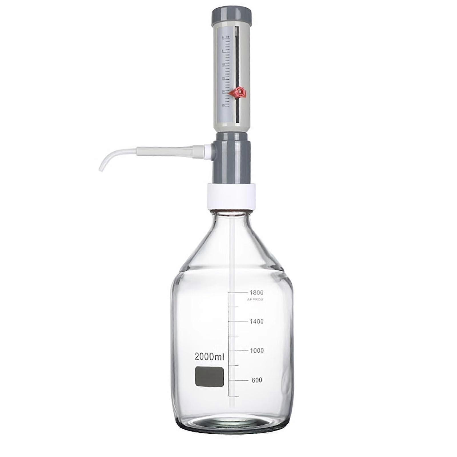 Adjustable 25ml Bottle  Dispenser No Drip Chemical Resistant Laboratory Liquid Dispenser
