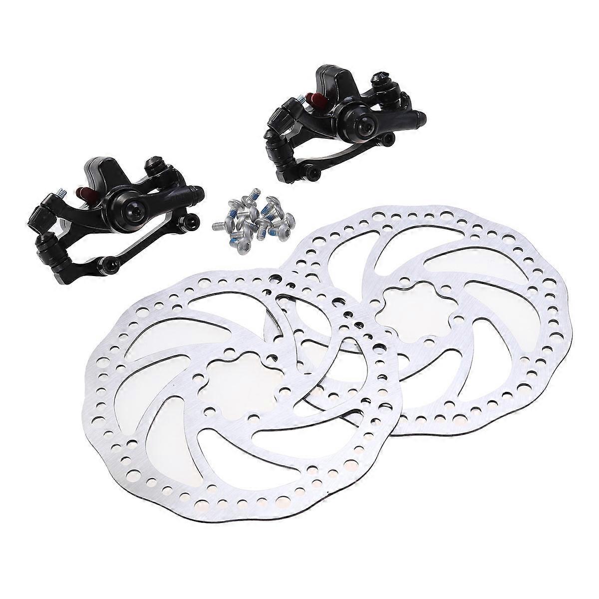 Rear Disc Rotor Brake Adjustable Bike Disc Brake Function with 2 Kits