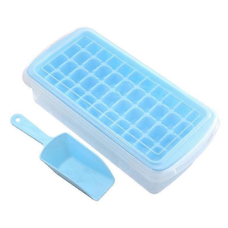 Ice Cube Molds With Ice Container, Scoop And Cover