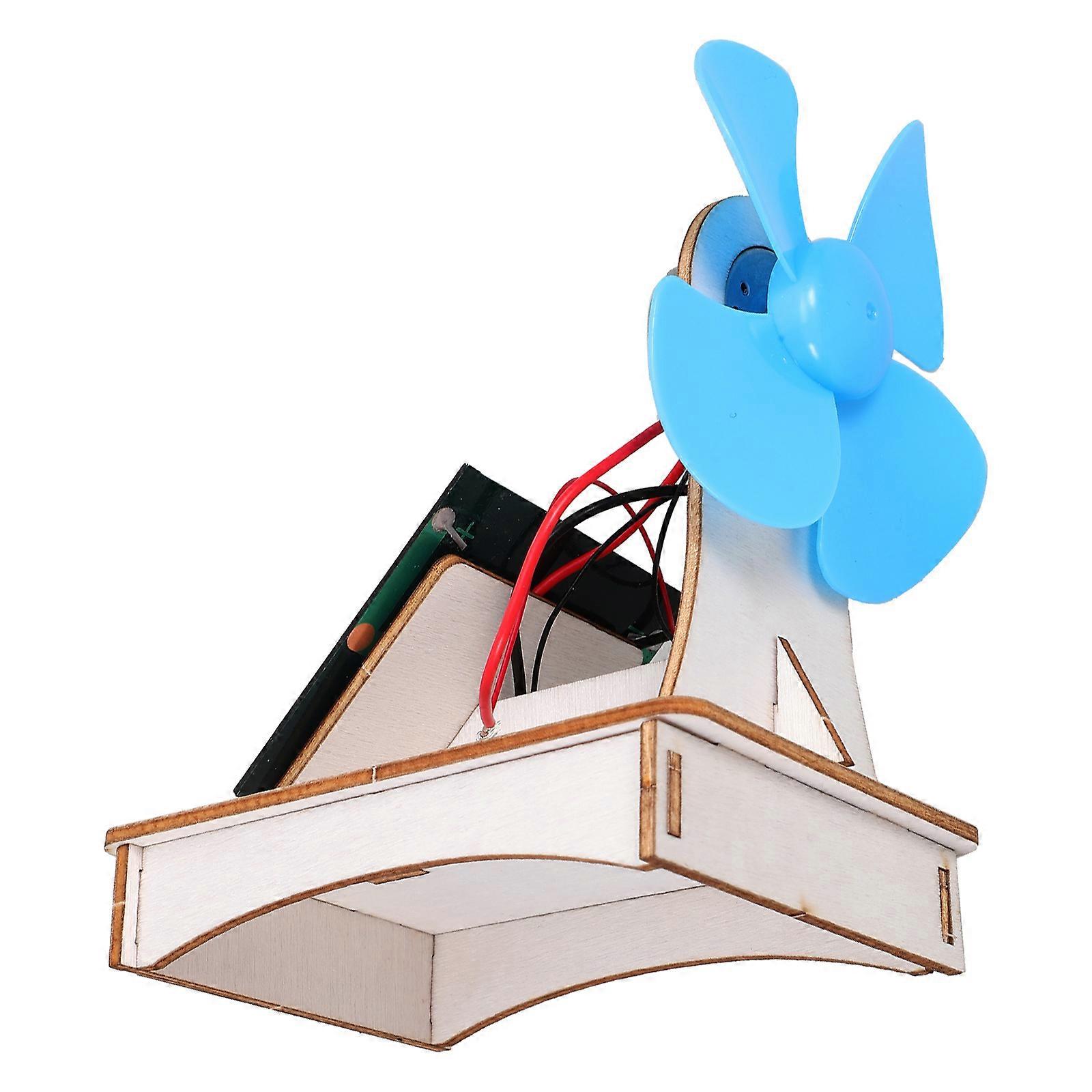 DIY Solar Fan Model Science Experiment Kit for Kids 1Set Learning Tool