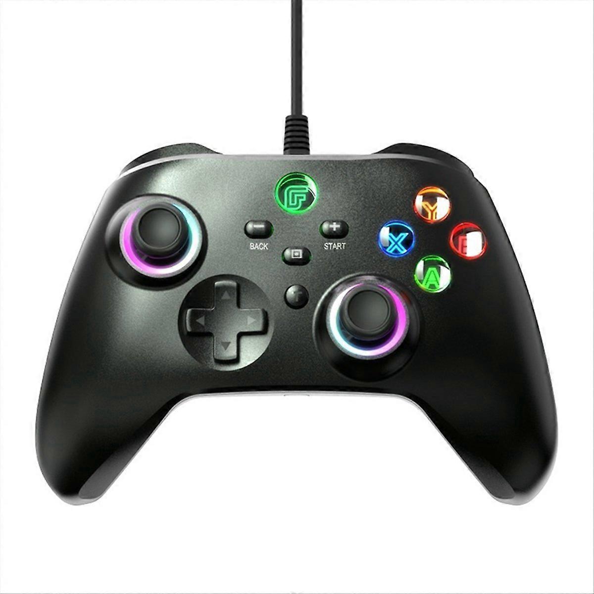 Wired Game Console With Programmable Turbo Function Hall Trigger