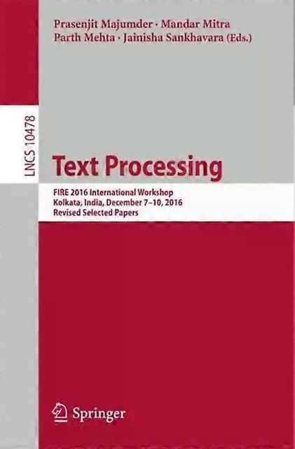 Text Processing - Springer Nature B.V - Paperback - English Book - Information technology: general topics