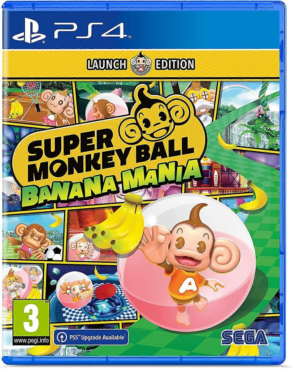 Super Monkey Ball Banana Mania PS4 Game - Launch Edition