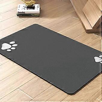 Pet Feeding MatAbsorbent Dog Mat for Food and Water BowlNo Stains Quick Dry Dog