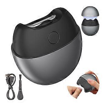 Aokitec Electric Nail Clippers, Automatic Nail Cutter with LED Light, 2-Speed Electric Nail Trimmer, Debris Collection Rate >90%, Safe Nail Clipper, D