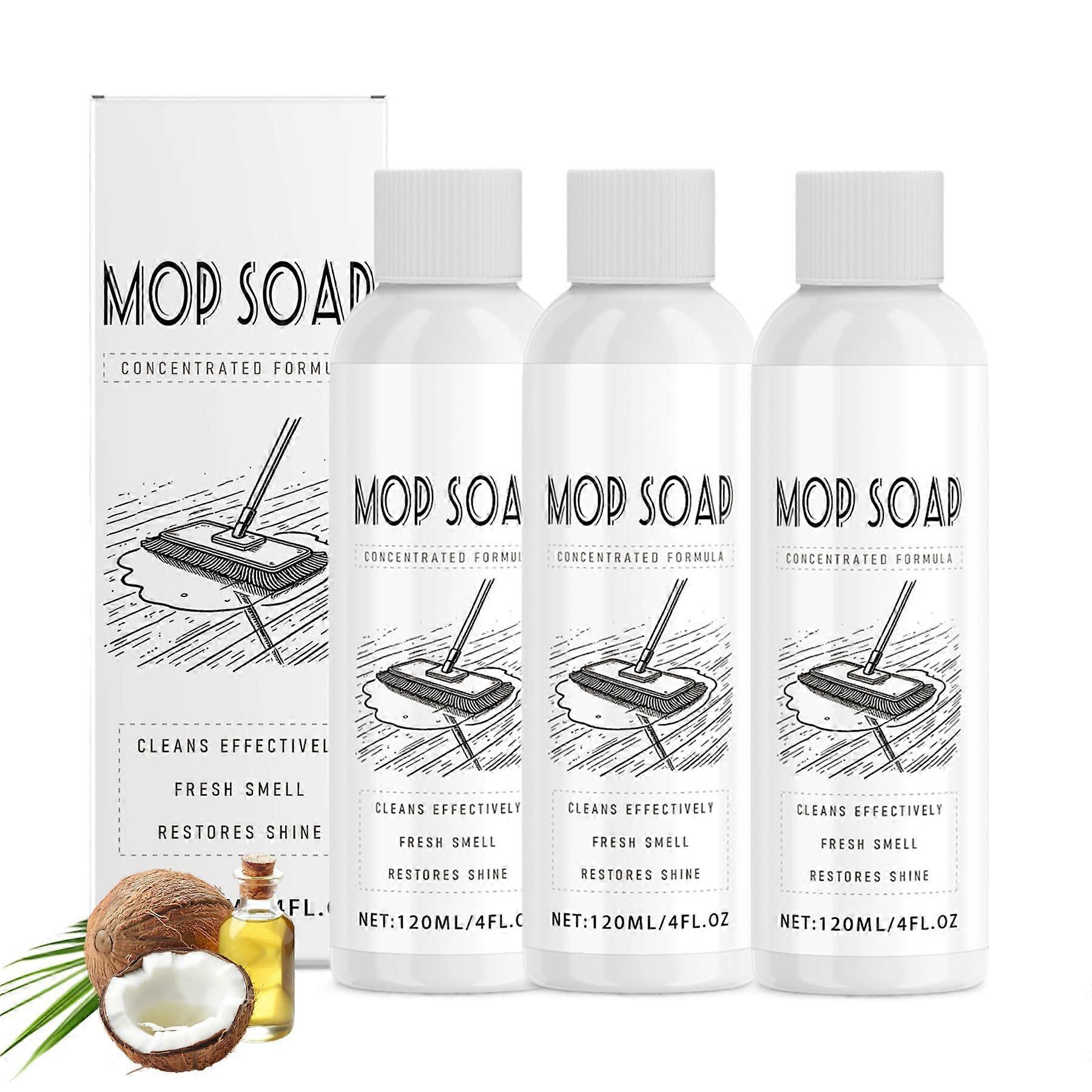 Scented Mop Soap Floor Cleaner, Triple Unit Multisurface Supply (3)