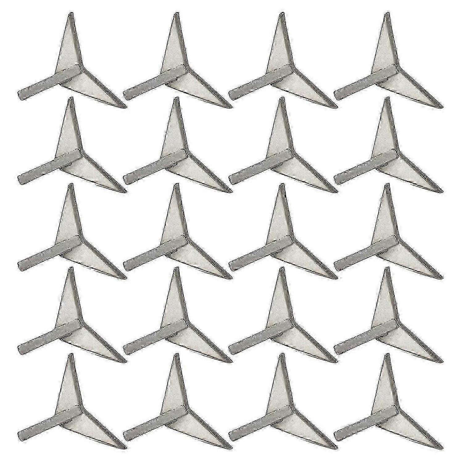 20 st. däckpunkteringsspikar bärbara triangulära spikar markspikar för fordonsdäckpunktering, x