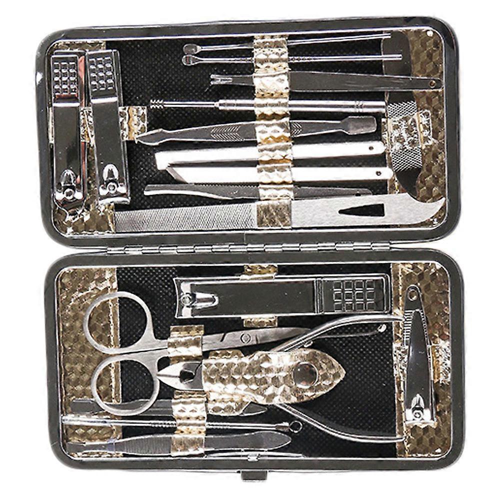 Pedicure Tool Multifunctional Nail Clipper Set for Nail Use 19Pcs Kit