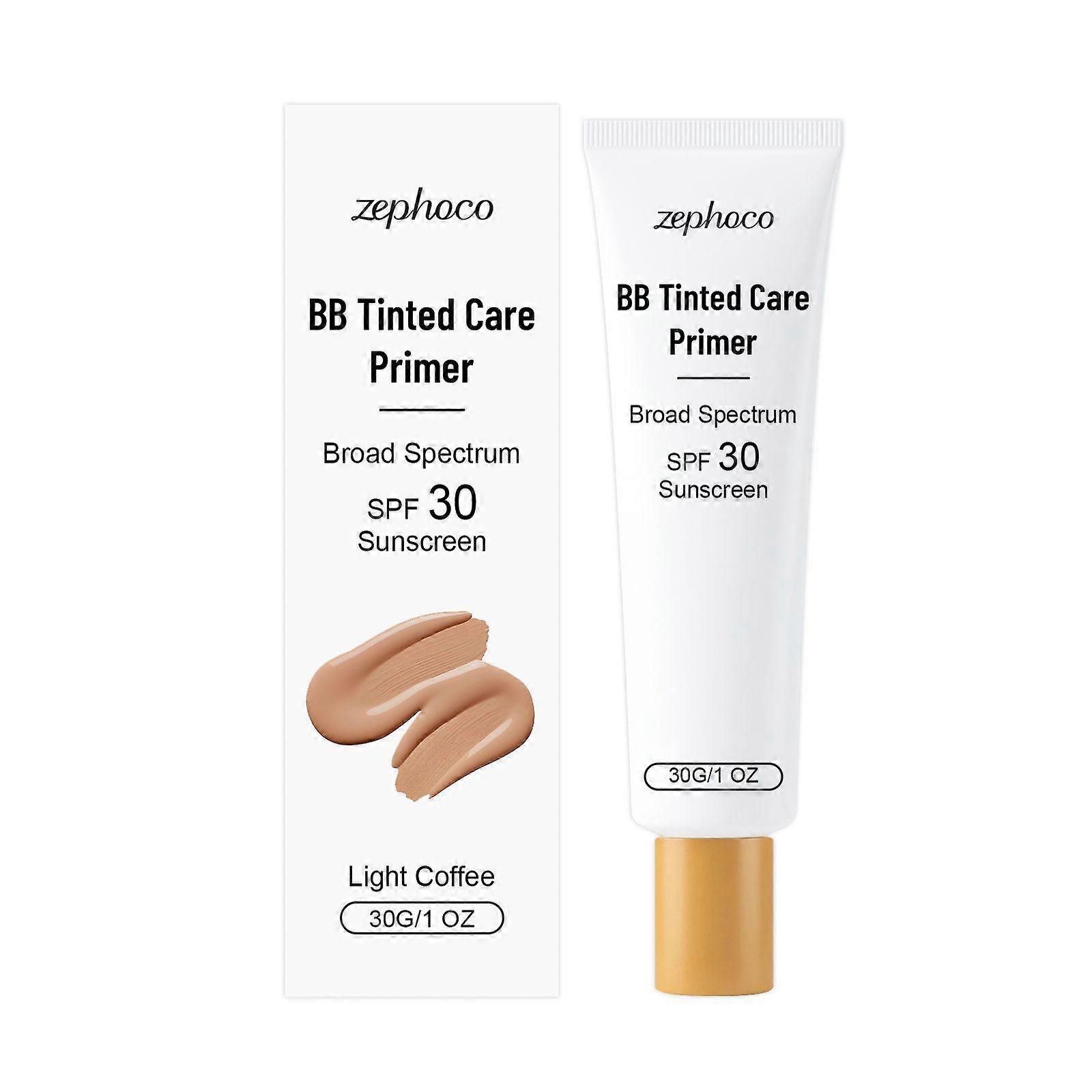 Soft light smoothing sunscreen primer, adheres well without caking