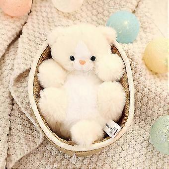 Breathing Sleeping Pet Pad Doll Toy with Moving Belly, Cute Desk Decor, Gift for Kids & Animal Lovers