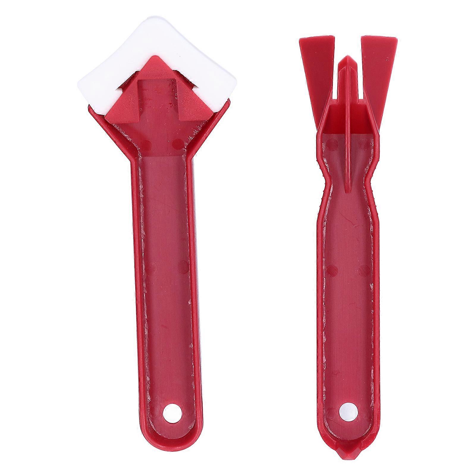 2pcs Silicone Window Scraper Cement Glass Scraper Tool Remover for Kitchen Bathroom Window