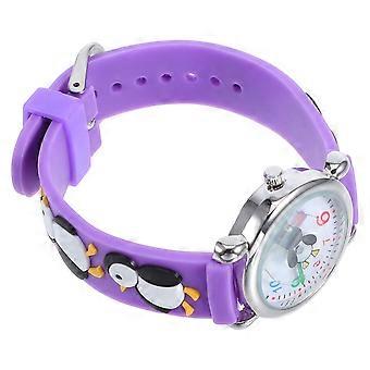 Penguin Kids Watch Analog Waterproof for Boys and Girls with Comfortable Strap