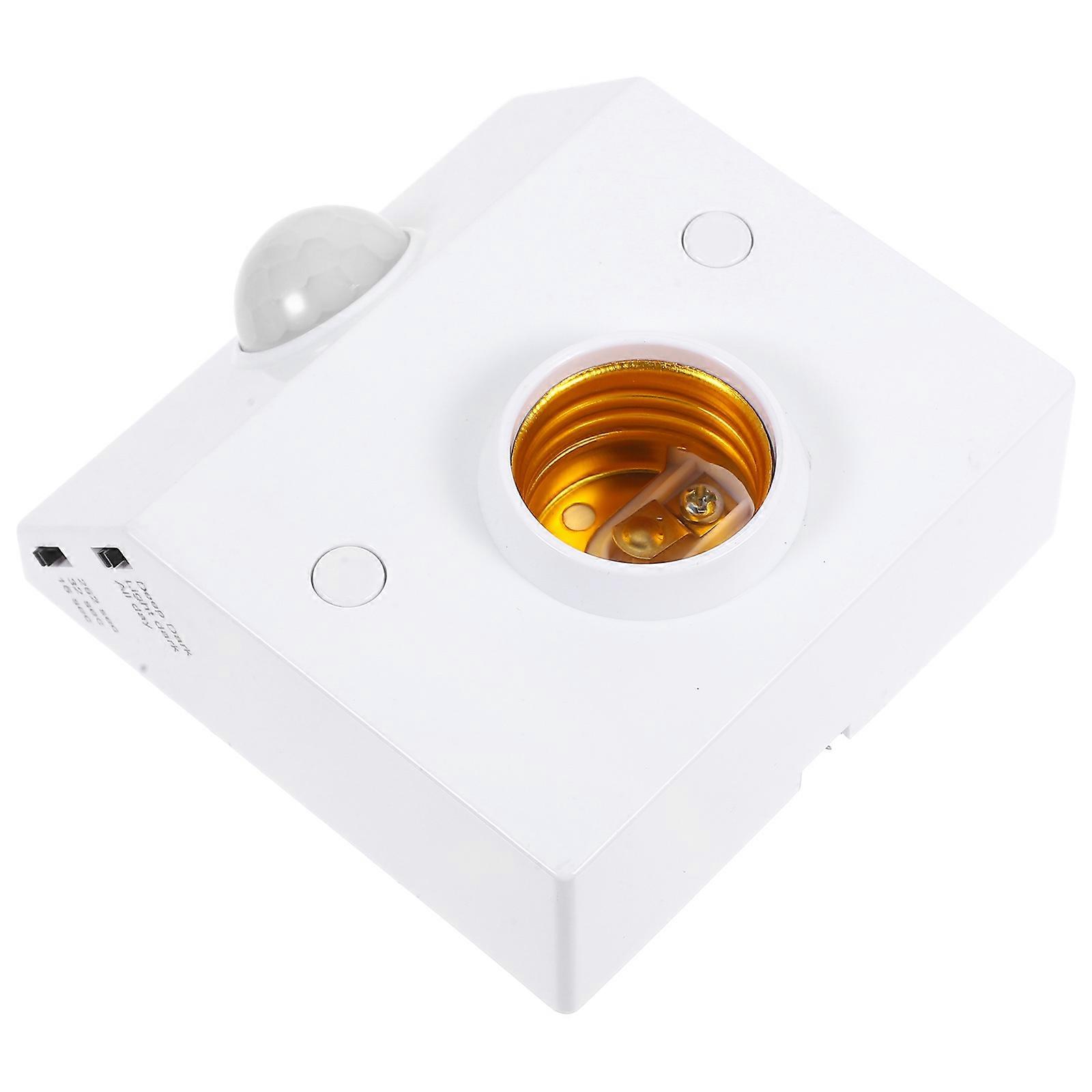 Human Body Sensor Adjustable E27 Motion Sensor Light Socket with Infrared Function