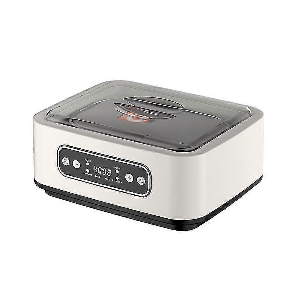 Yogurt Maker with Temperature Control,Automatic Yogurt Maker Machine 36 Hours Adjustable Time Incubator,1.6L EU Plug
