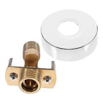 1 Set Copper Adjustable Shower Valve with Universal Elbow Adapter Tub Faucet Angle Adjustable Wall Mount Tub Faucet Adapter