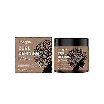 Hydraterende stylingcrème voor krullen, voedende haarcrème voor natuurlijk volumineuze krullen - Dagelijkse haarverzorging (60 g)