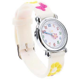 Watch for Kids Children Wristwatch with Clear Number Dial Silicone Band
