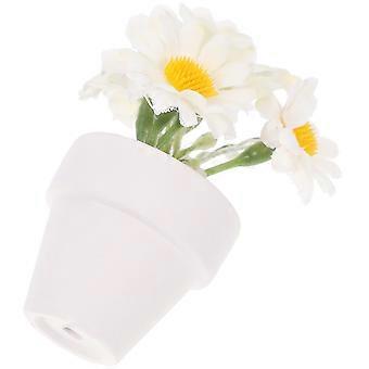 Miniatura de planta em vaso para casa de bonecas, pequeno ornamento para decoração.