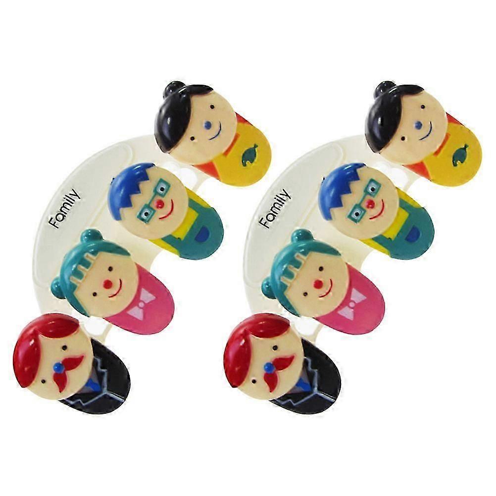 Bathroom Toothbrush Holder Suction Cup 2Pcs for Wall Mount Use