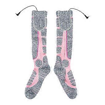 Mardi Gras 2024 Full Foot Heating Socks Winter Usb Charging Warm Heating Socks Ski Electric Heating Socks