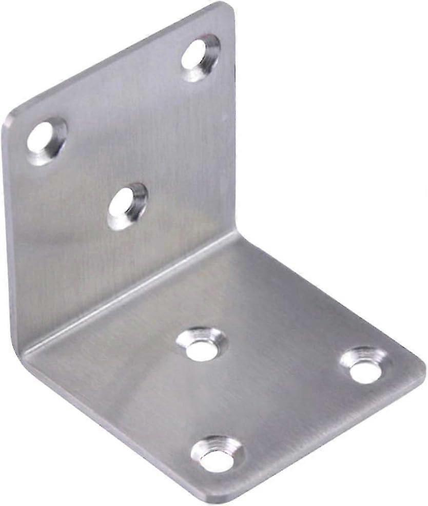 Équerre d'angle robuste en acier inoxydable, angle de 90 degrés, code 6 pièces