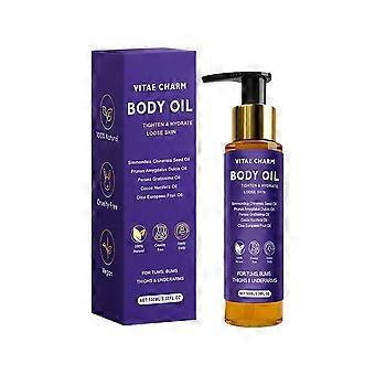 Luxury Body Oil with Natural Essential Oils and Vitamin E for Silky Skin, 100ml Moisturizing Treatment