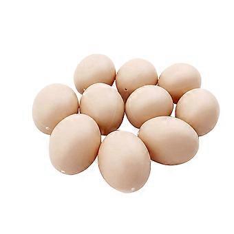 Colored Drawing Eggs Artificial Eggs for Kids Role Play 50Pcs Beige Toys