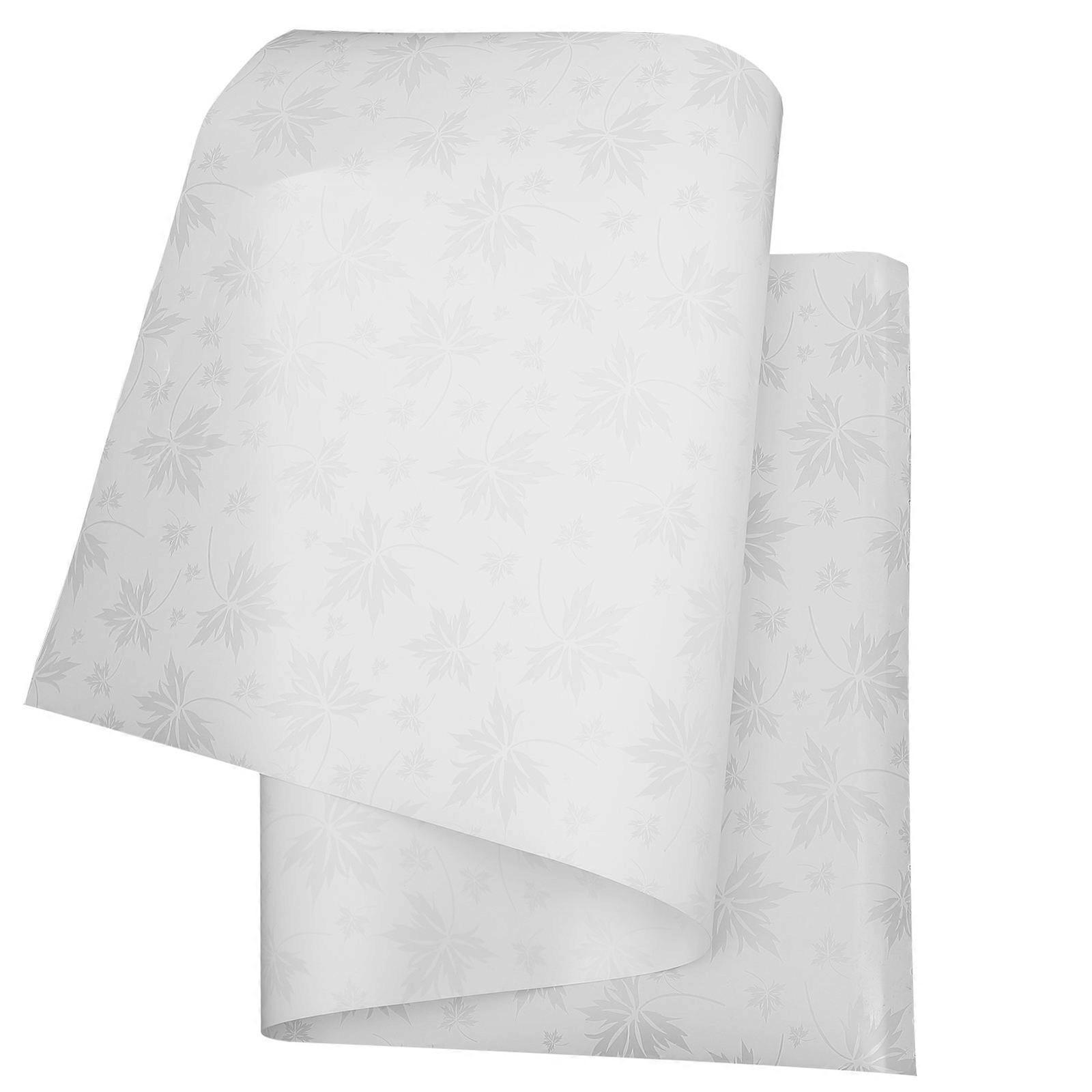 2 Rolls Lamp Shade Material Maple Leaf Pattern Light Cover Diy Material