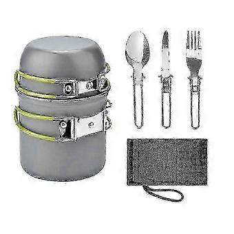 Camping Flatware Camping Cookware Kit Outdoor Camping Ignition Canister Camping Equipment