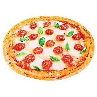 Soft Washable Simulation Pizza Warm Keeping Dog Cat Blanket Pets Sleep Rest Mat PadPizza Blanket L