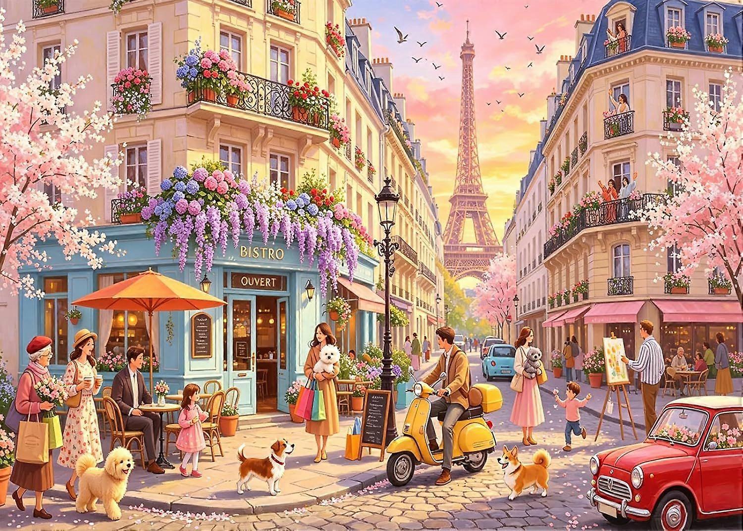 Parijs Bloom Legpuzzel CYQL-090
