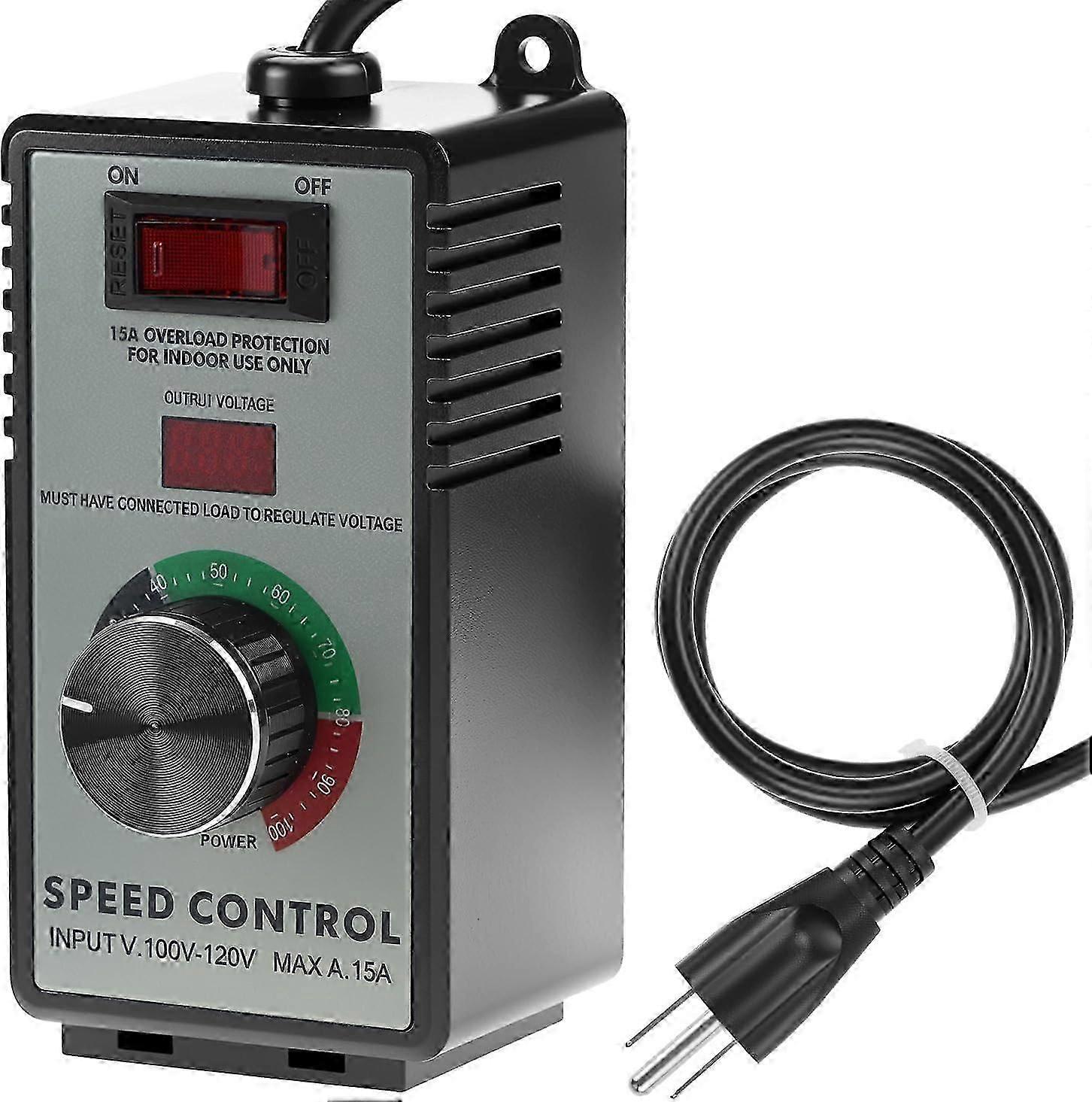 AC Motor Speed Controller,120V 15A 4000W Fan Speed Variable Speed Controller RO