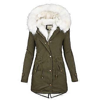 Women's Fleece Coat Casual Long Sleeve For Autumn Winter-black