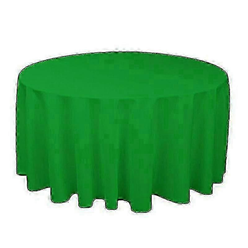 1pcs Polyester Round Tablecloth - Whiteblackredbluegold Solid Table Cover compatible with Home Decor