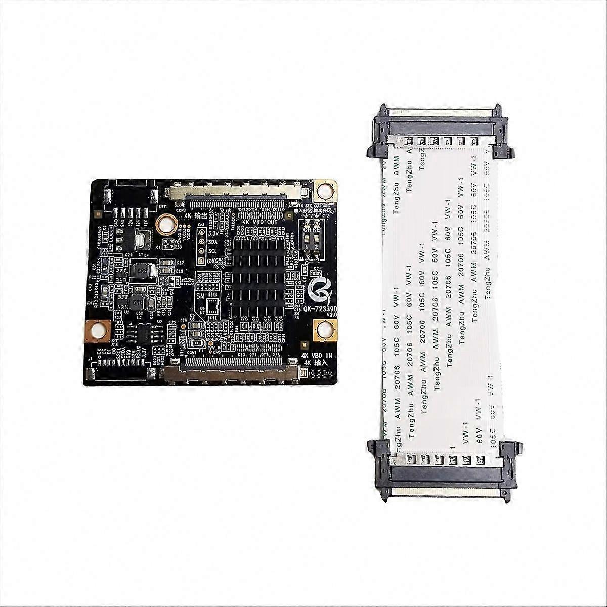 Solves 4K LCD Screen Partition Problem - QK-72339D Upgraded Version Adapter Board for 4K LCD TV Partition Modification