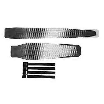 1 Pair Bike Fender Front Rear Mudguard Splashing Guard Universal Resin for Cycling Grid Pattern