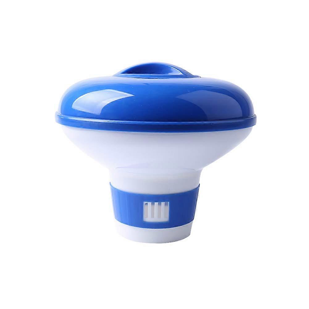 Floating Pool Chlorine Dispenser 5 Inch Adjustable Flow Automatic Tablet Release for Swimming Pools