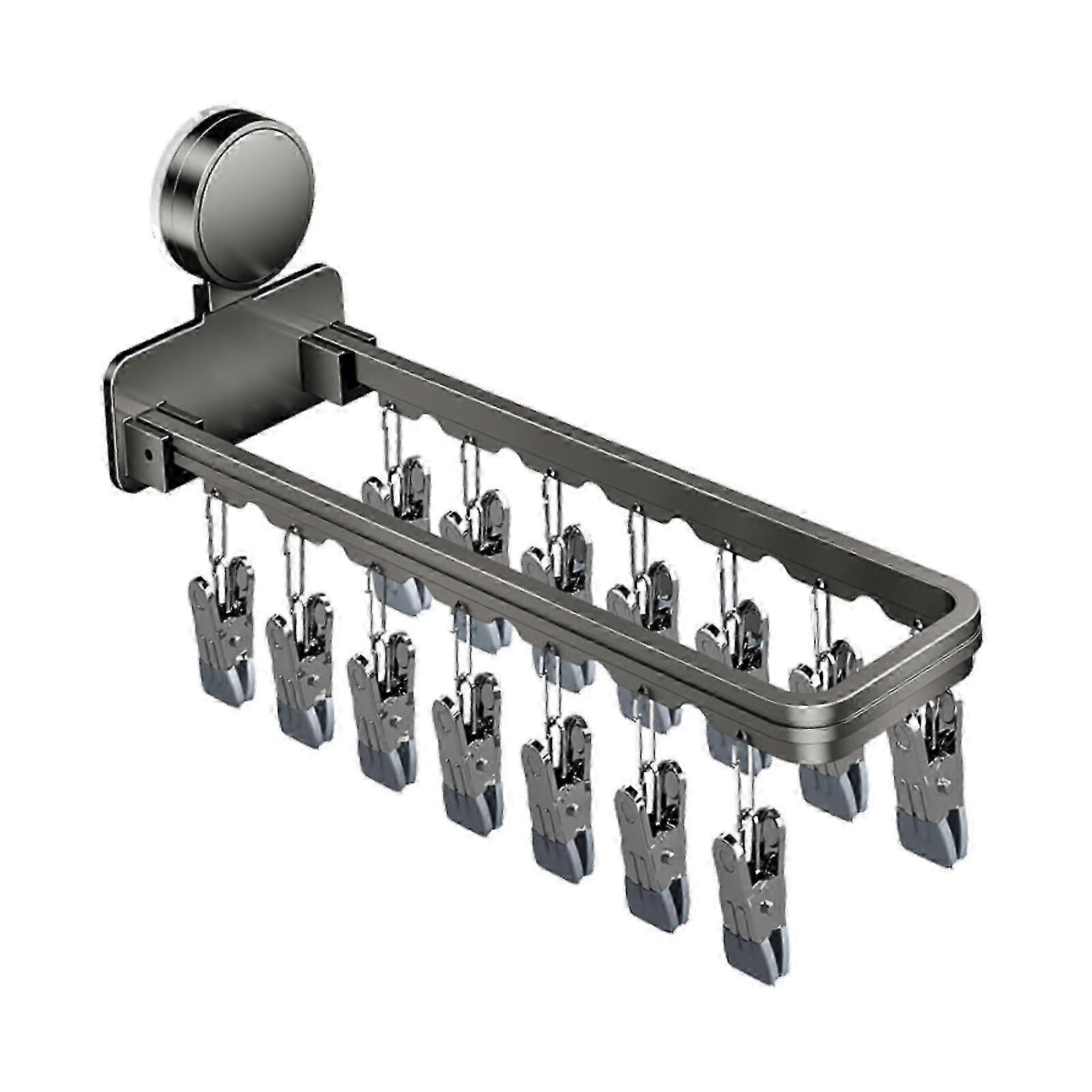 Aluminium Suction Cup Sock Rack
