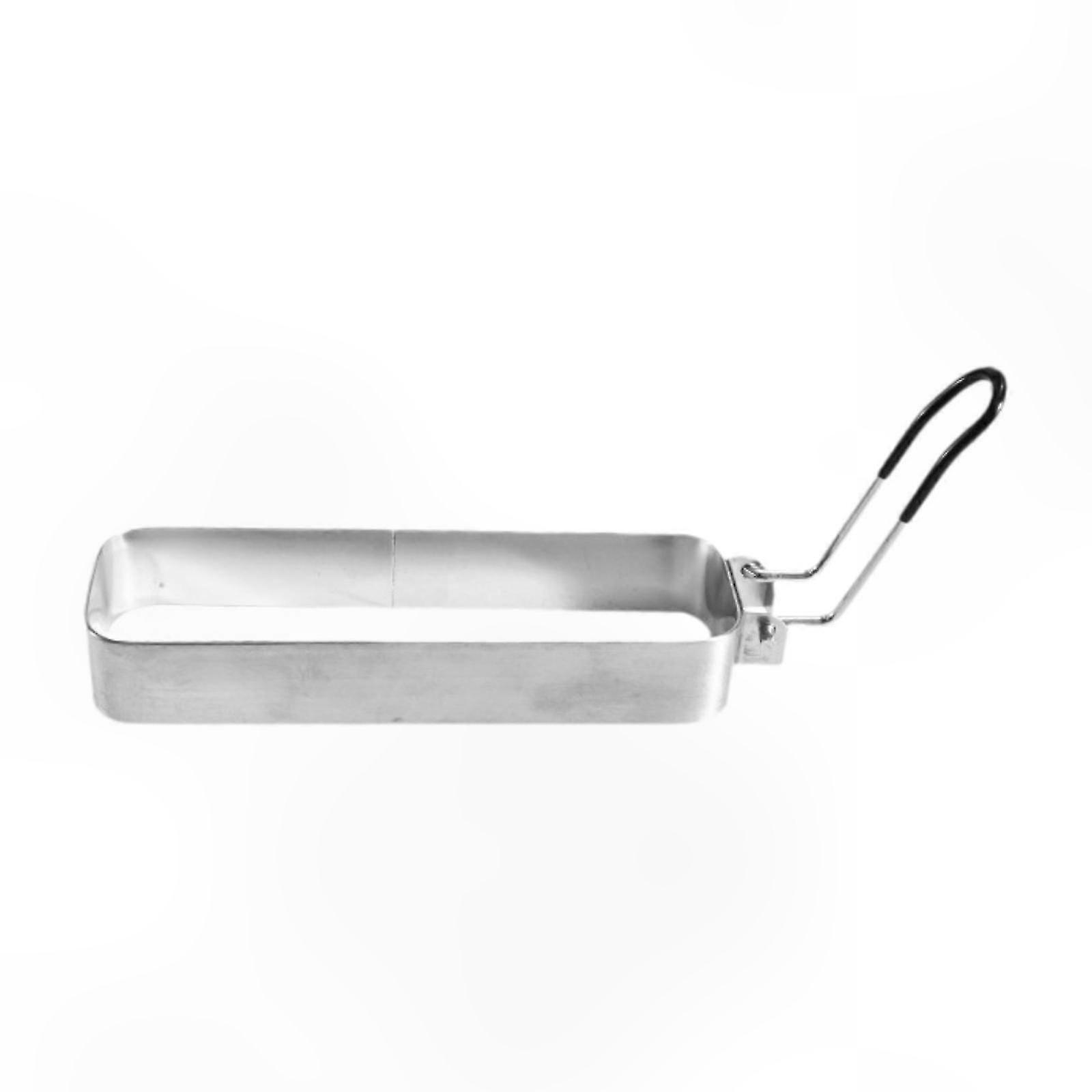 Rectangular Egg Pan for Griddle, Muffin and Omelette Maker with Handle, Perfect for Breakfast Cooking