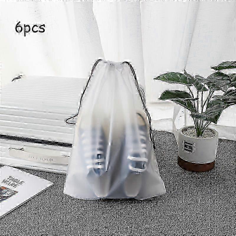 Large Translucent Double-Drawstring Bags
