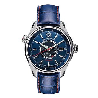 Gagarin sport automatic analog men's watch with cowhide bracelet 2432/4571789