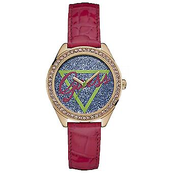 Guess Little Flirt Watch for Women Analog Quartz with Synthetic Leather Bracelet W0456L9