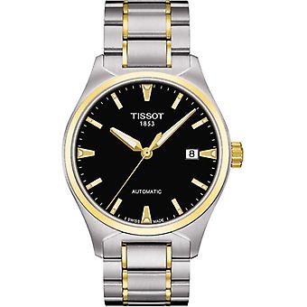 Tissot t-tempo bicolor esf.neg Automatic Analog Man Watch with Stainless Steel Bracelet T0604072205100