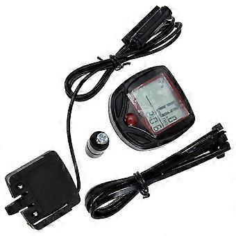 Cycling Speedometer Bike Accessories Red 4.5x4.5cm Speed Measurement 1Set