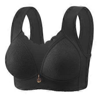 Collect secondary breasts, anti-sagging underwear, adjust large size mother women's bra cover, bright red natal year, beautiful back gathering lace