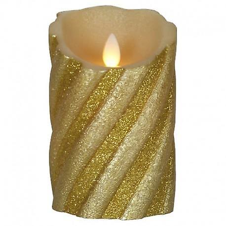 Led Block Candle Glim height 13 cm and 8 cm in diameter from Star Trading