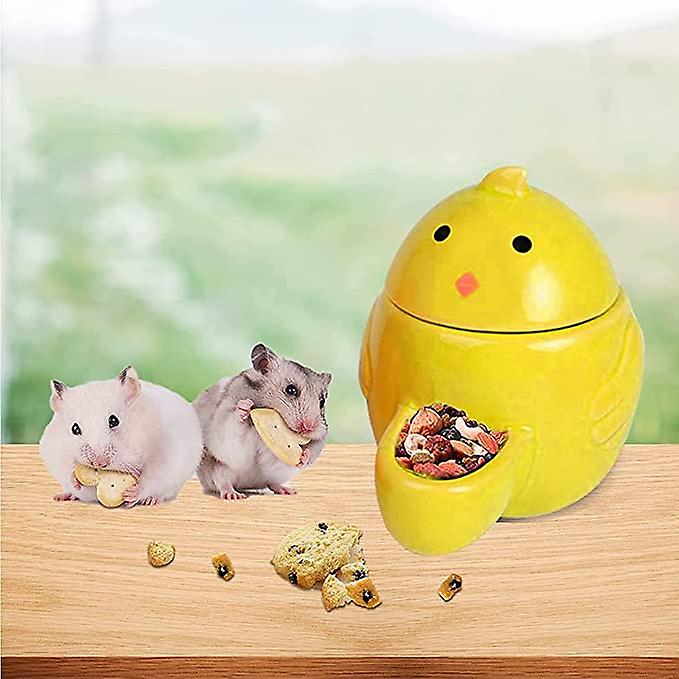 Small Animal Ceramic Water Dispenser, Hamster Food Bowl, Automatic Food ... - Automated Hamster Food Ordering System