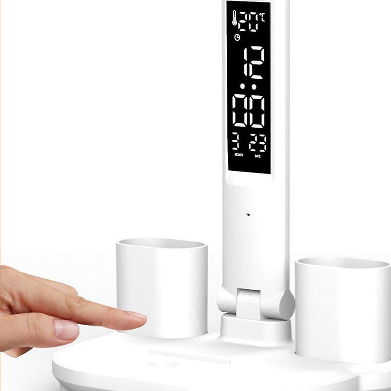 Portable Led Rechargeable Lamp With Calendar Pen Holder Foldable Usb Touch Night Light For Student Home Bedroom Reading Supplies